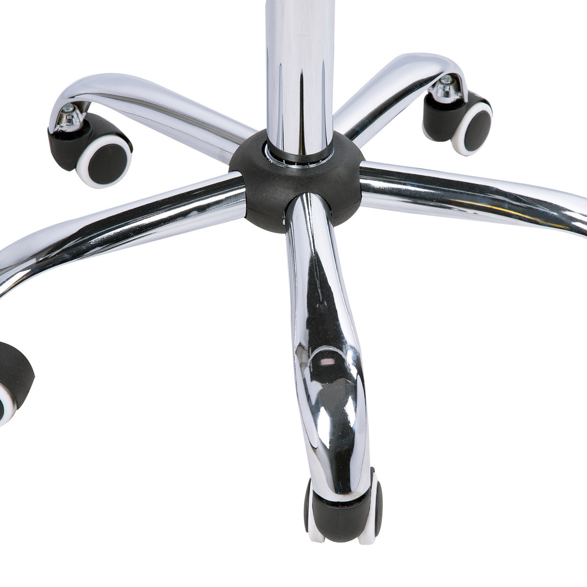 Office Chair Swivel Chair Cosmetic Stool Rolling Stool Swivel Stool Work Stool Executive Chair Chair Desk Chair Metal Pu White 52.5 X 54 X 84-99 Cm
