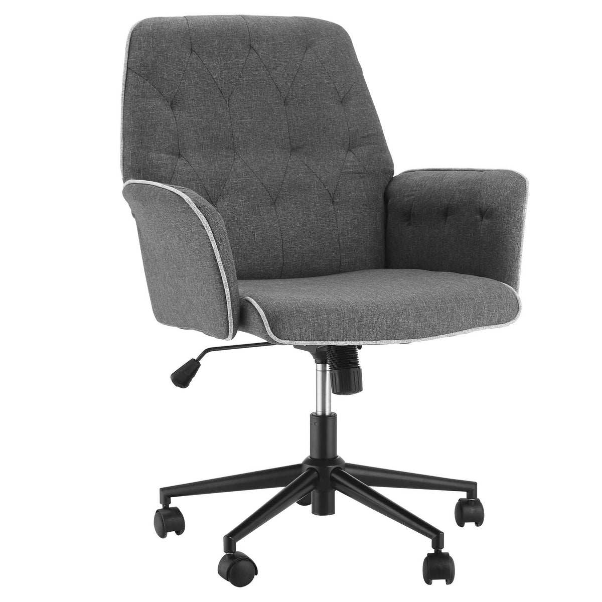 Office Chair Swivel Chair Home Office Chair With Rocker Function, Height Adjustable, 66X69X89.5-97 Cm
