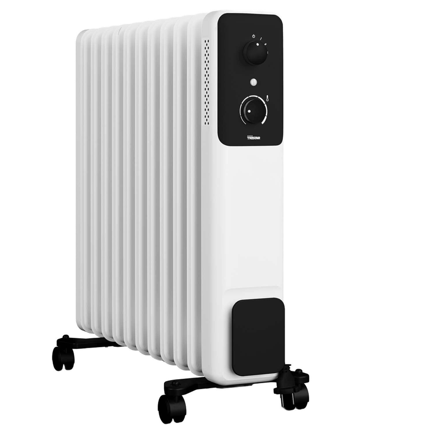 Oil-Filled Radiator Heater, 2500W, Adjustable Thermostat