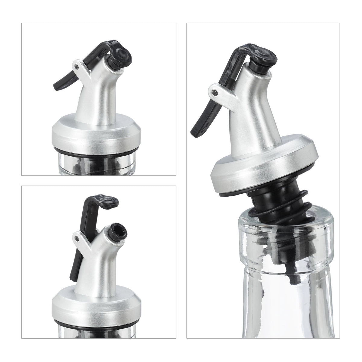 Oil and vinegar set with stand