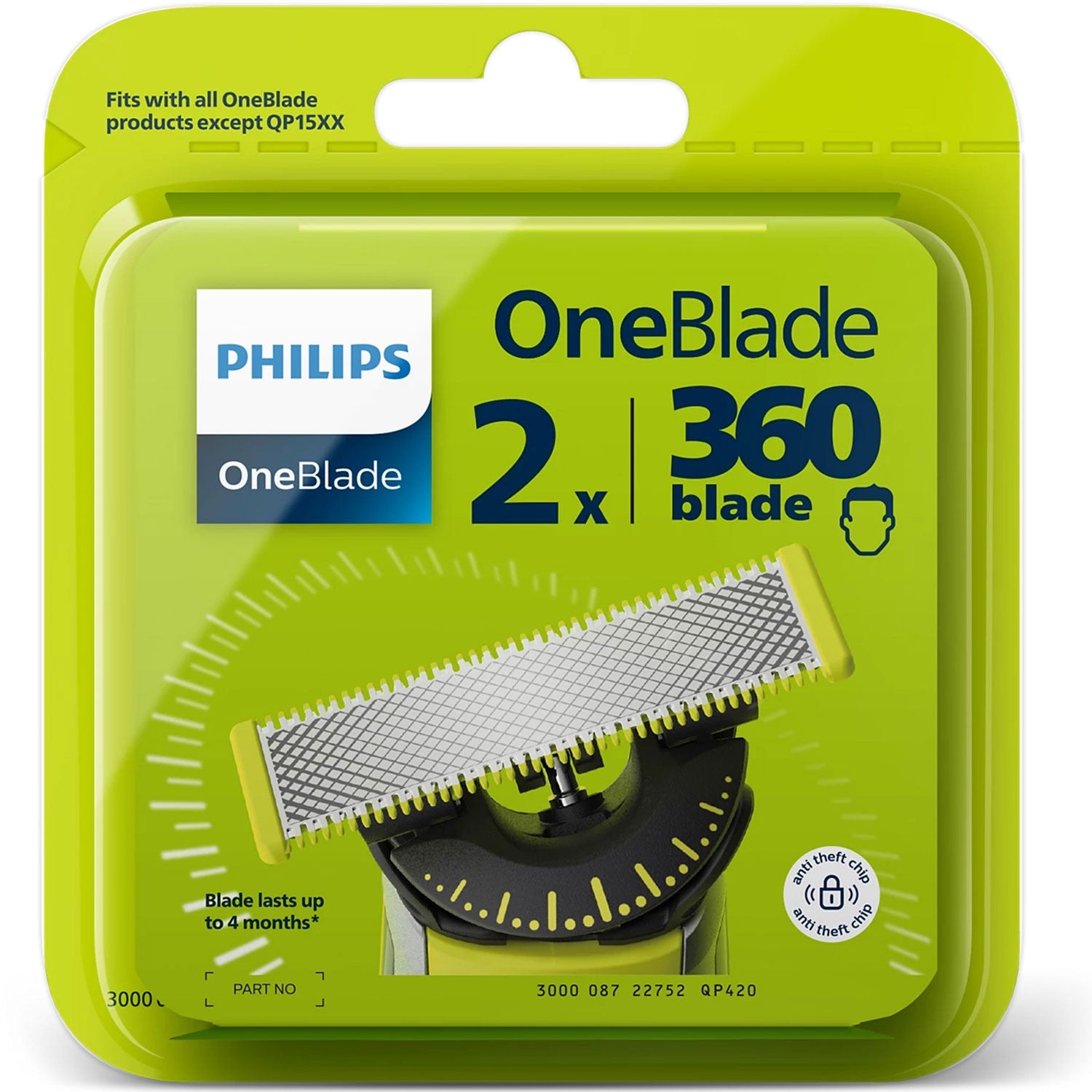 OneBlade replacement blades 2-pack QP420