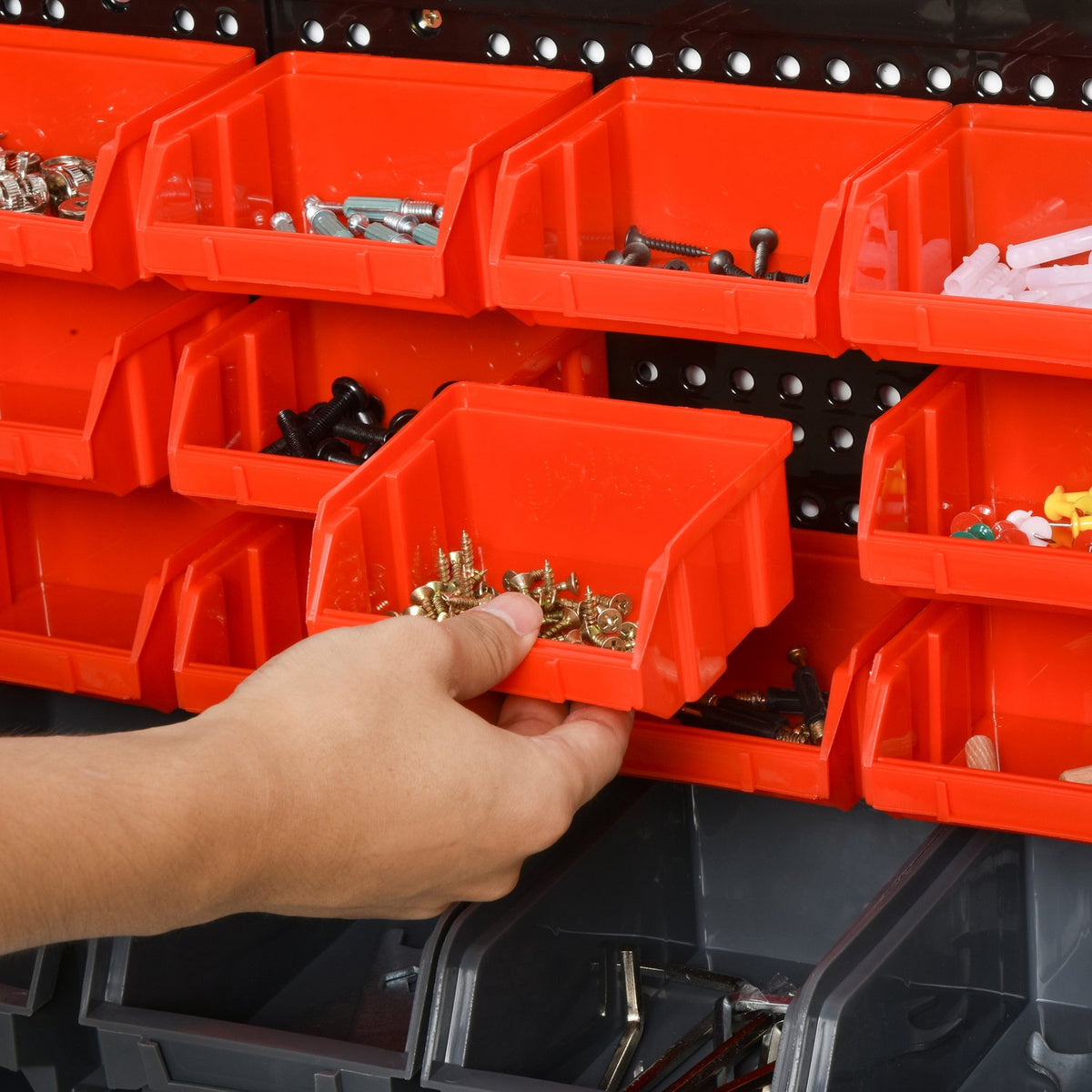 Open Storage Boxes In 2 Sizes, Tool Holders