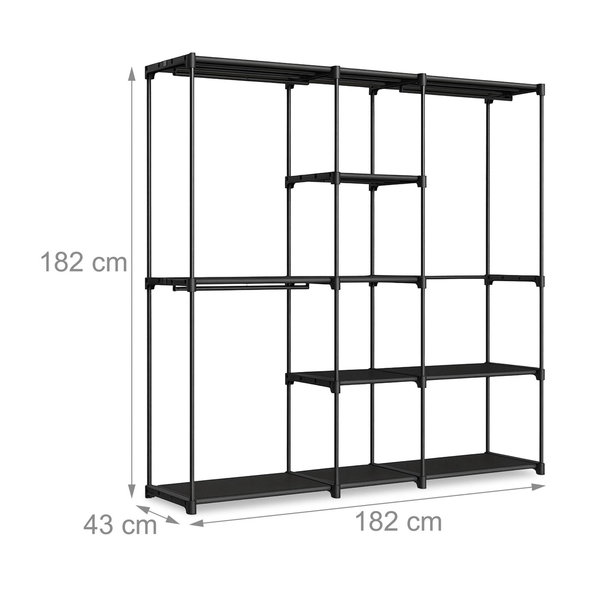 Open Wardrobe – Metal Freestanding Clothes Rack