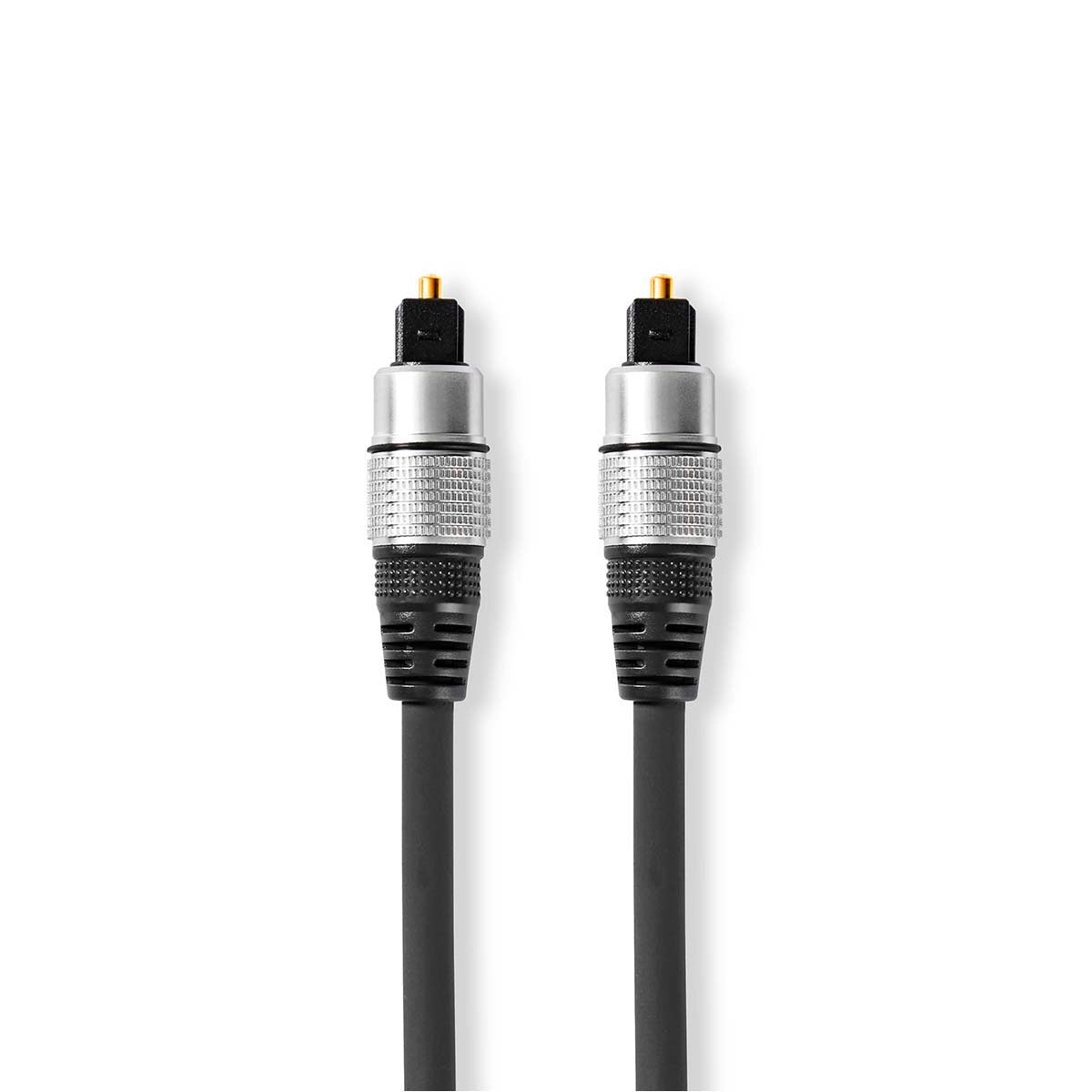 Optical audio cable | TosLink Male | TosLink Male | 5.00 m | Round | PVC | Anthracite | Box