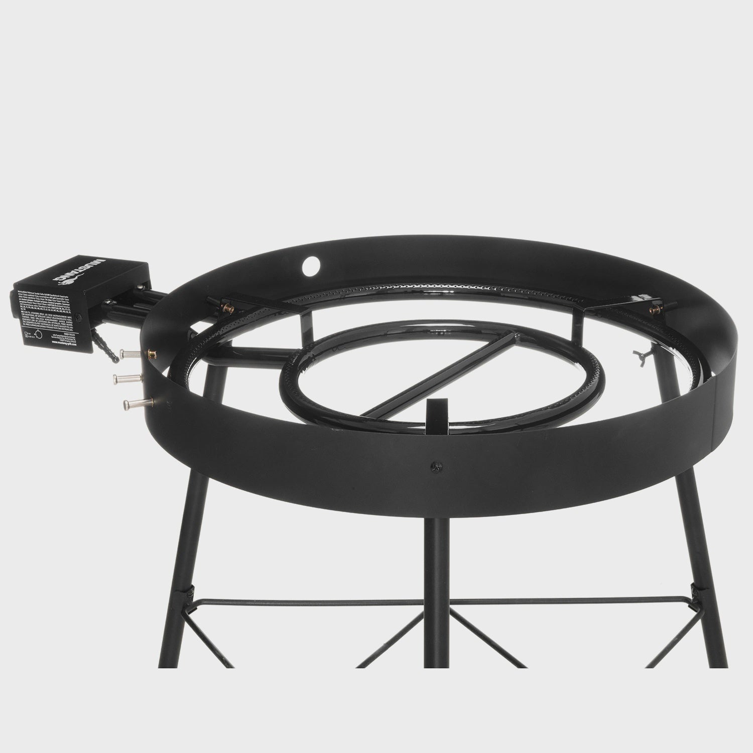 Outdoor Cooking Set with Enamel Burner, Windshield, Stand
