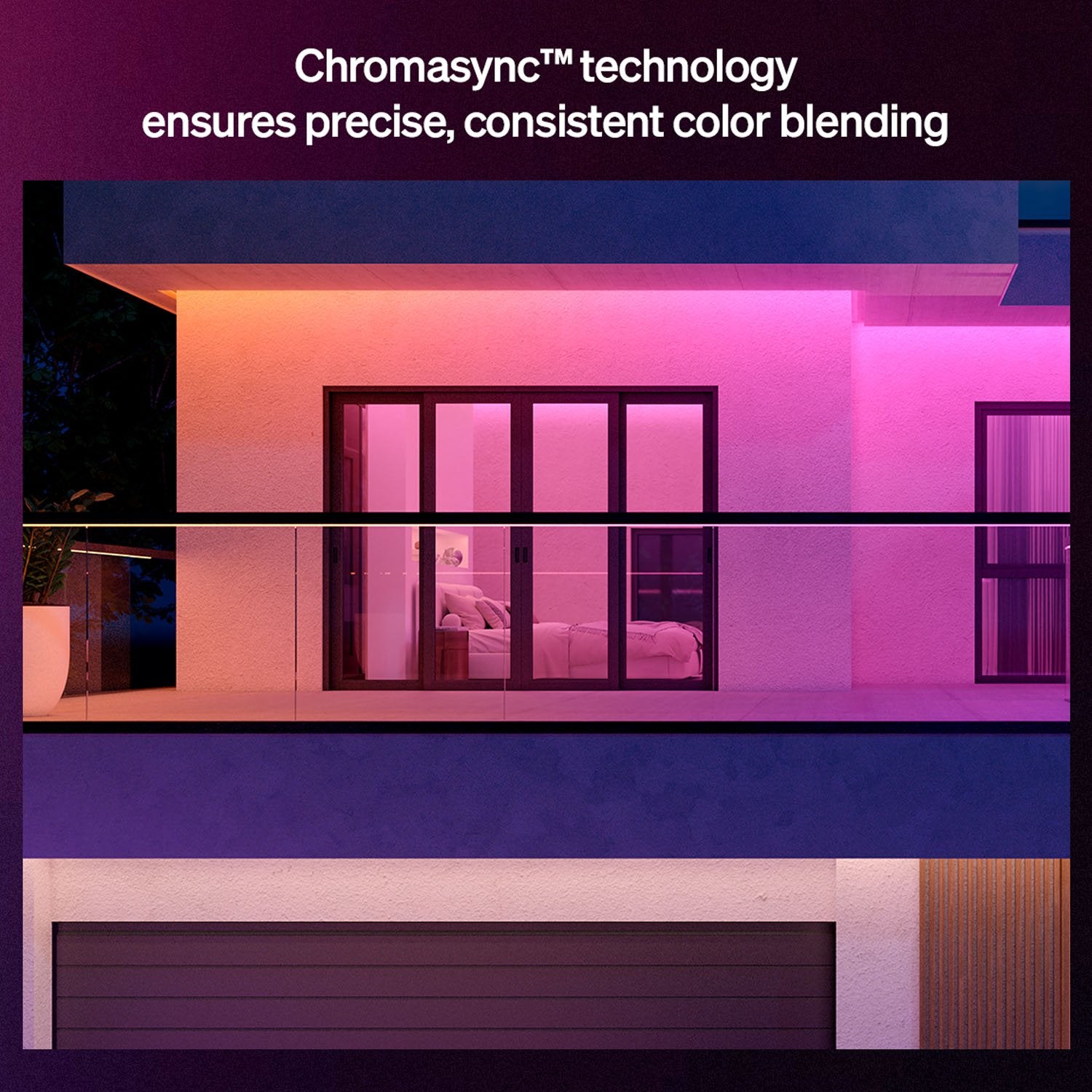 Outdoor Lightstrip, White & Color Gradient, 5m