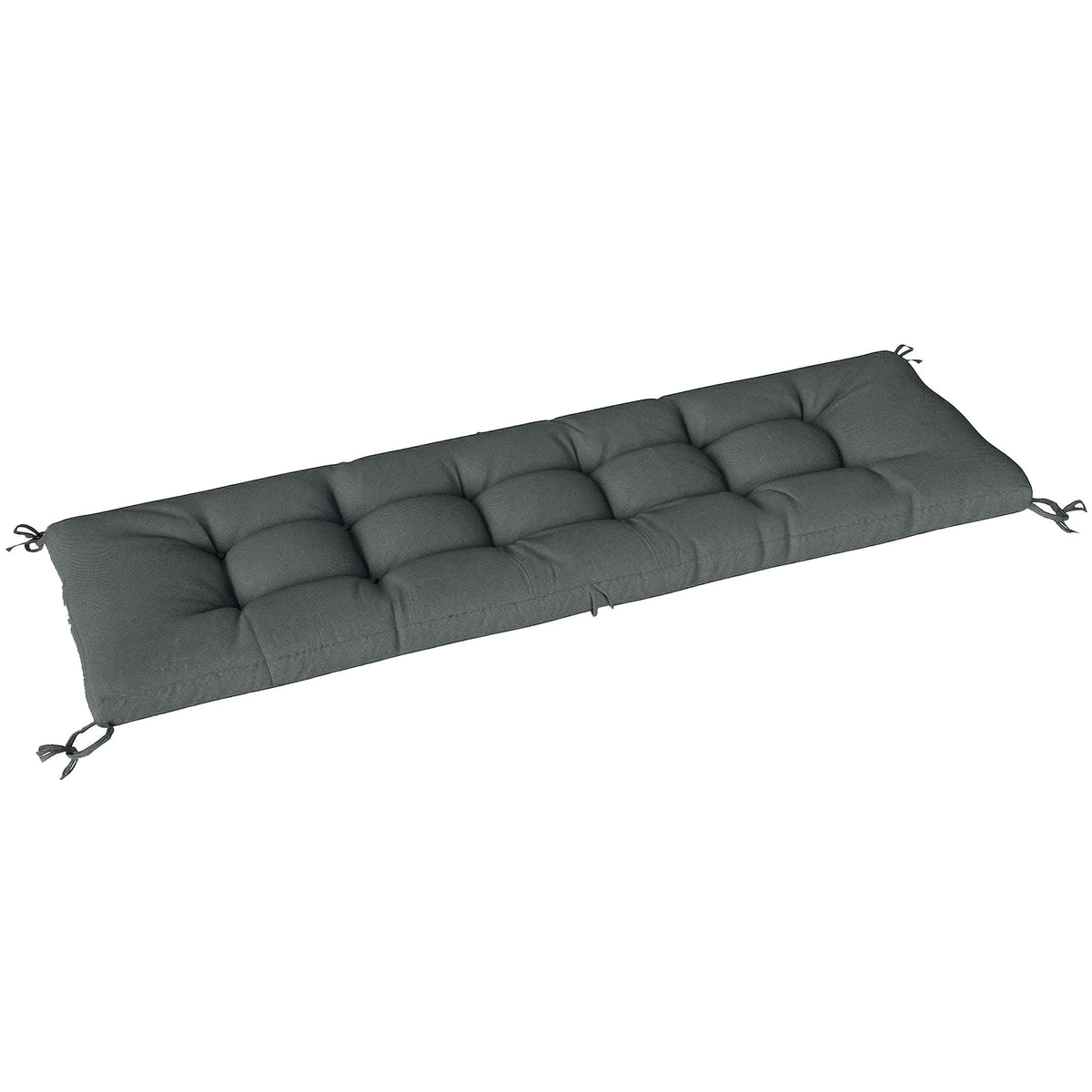 Outdoor Lounger Cushion, Dark Grey, 198x65x13 cm, UV50+
