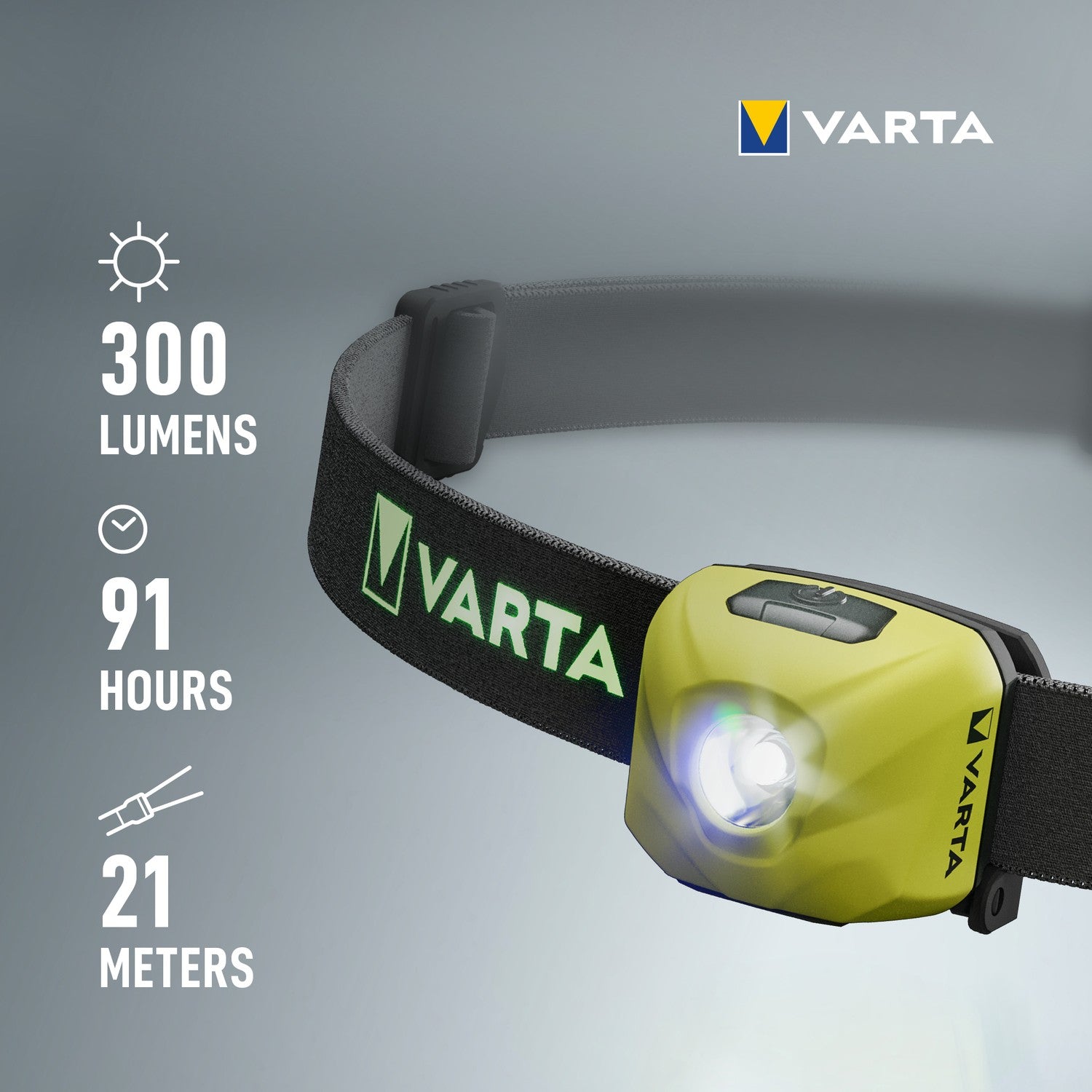 Outdoor Sports Ultralight H30R Headlamp 300 lm Yellow