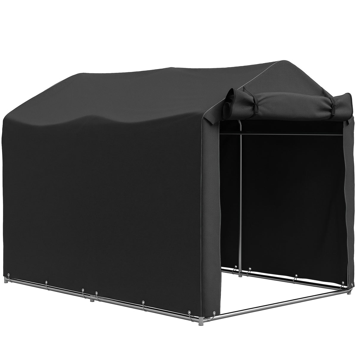 Outdoor Storage Tent – UV-Resistant PE, Galvanized Frame