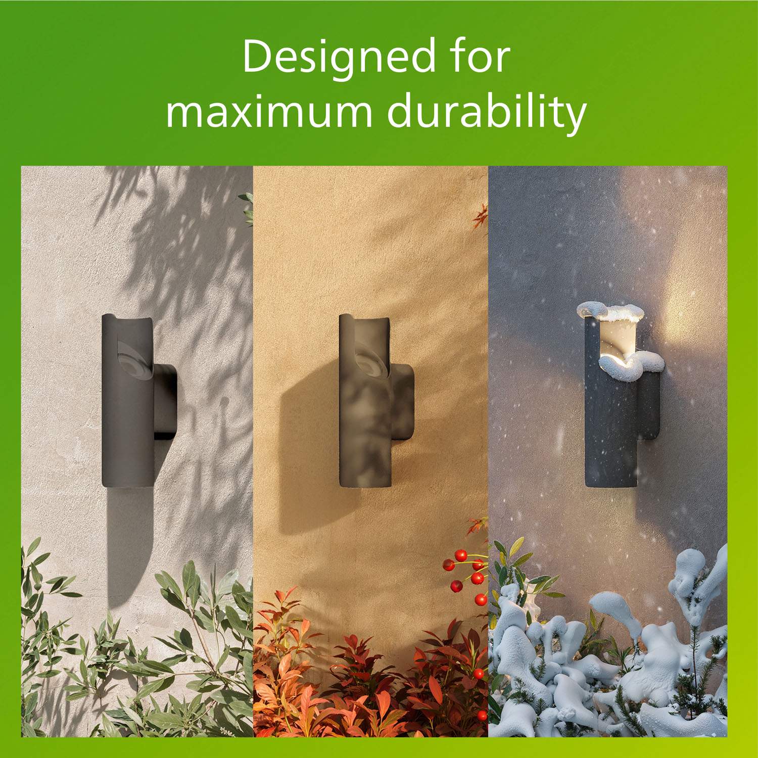 Outdoor Wall Light, Dual Up/Down LED, Anthracite