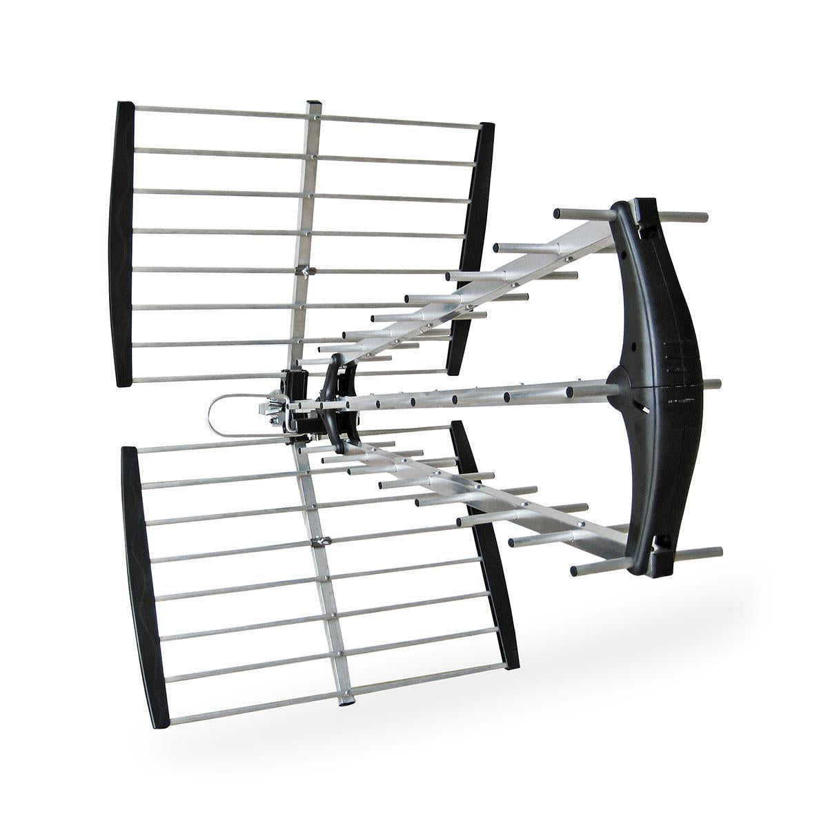 Outdoor antenna | UHF | Reception area: ≥50 km | LTE700 | Gain: 18 dB | 75 Ohm | Antenna length: 1060 mm | Aluminum