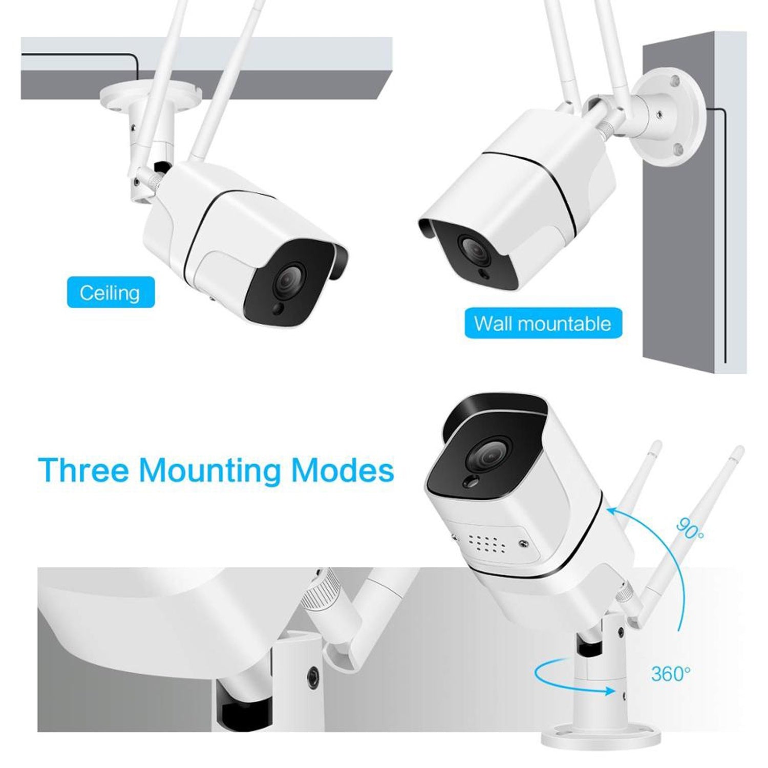 Outdoor smart Wi-Fi/IP camera TUYA compatible