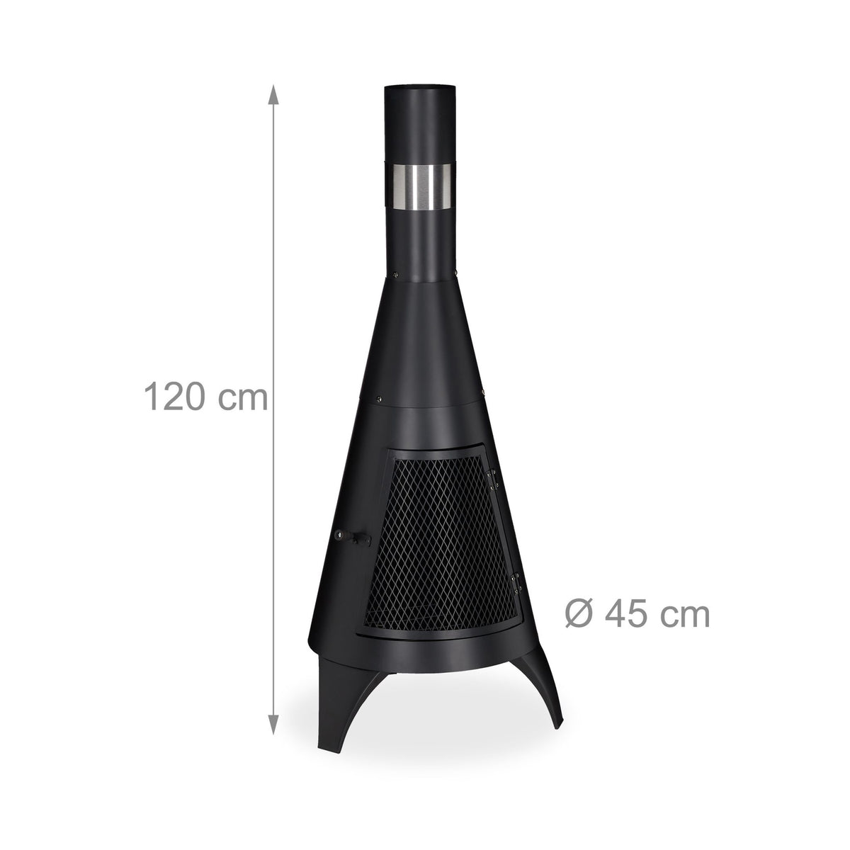 Outdoor stove black