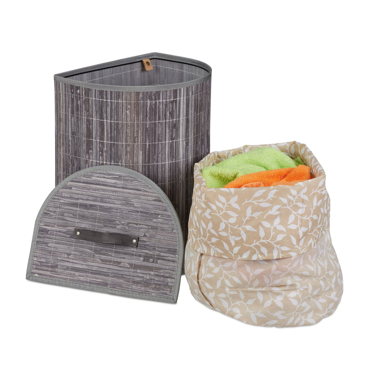 Oval laundry basket