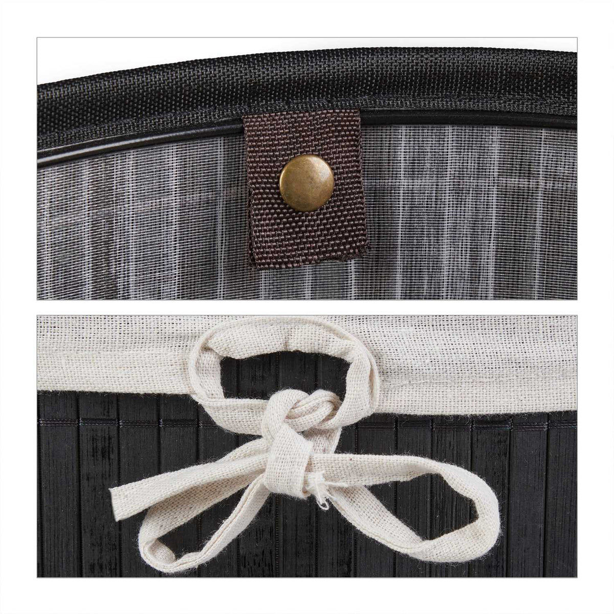 Oval laundry basket