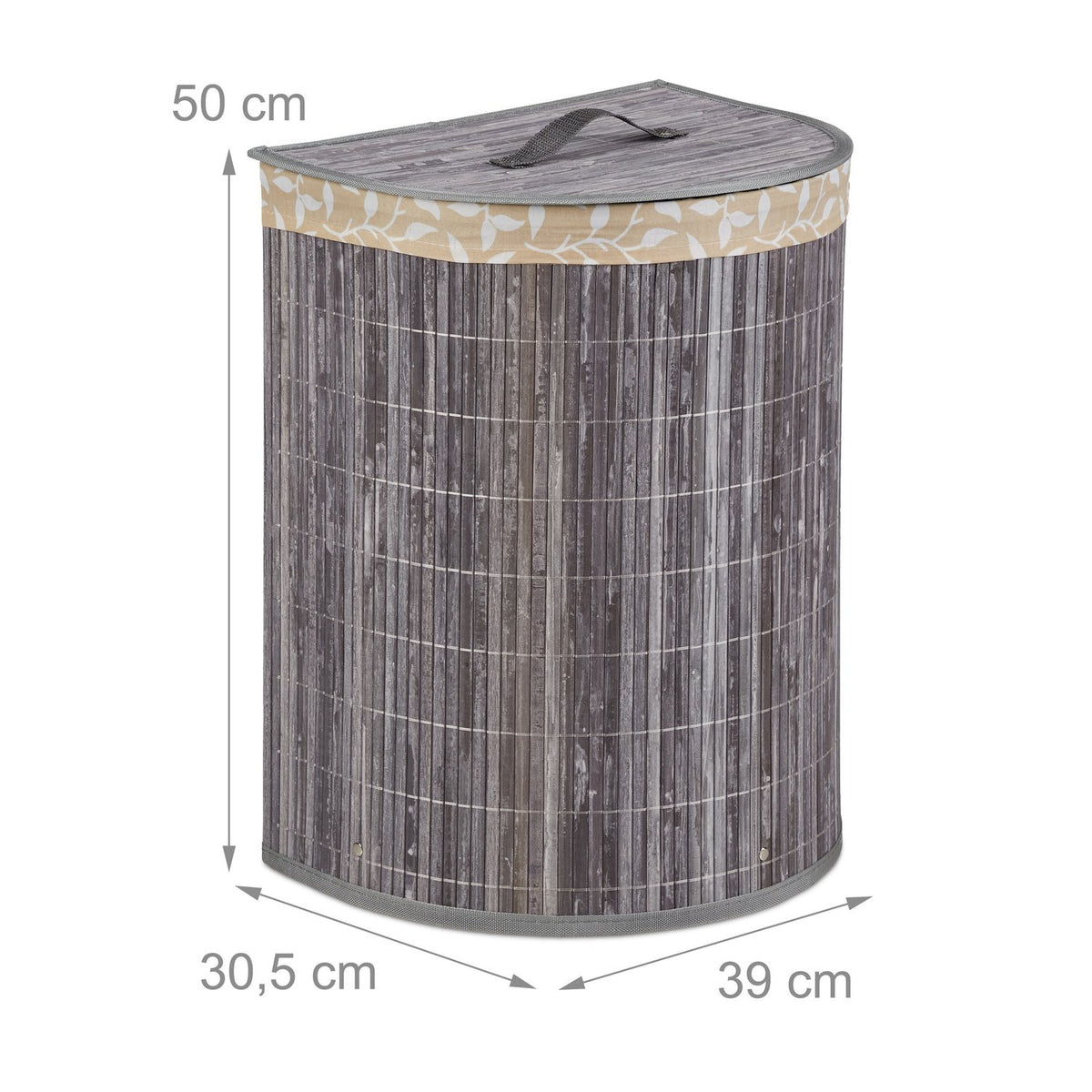 Oval laundry basket