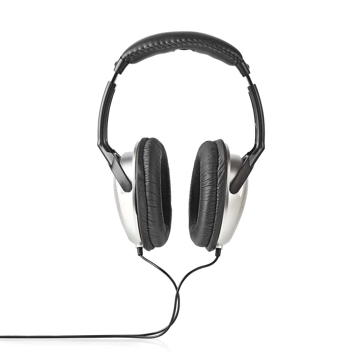 Over-Ear Wired Headphones | Cable length: 6.00 m | Volume Control | Silver / Black