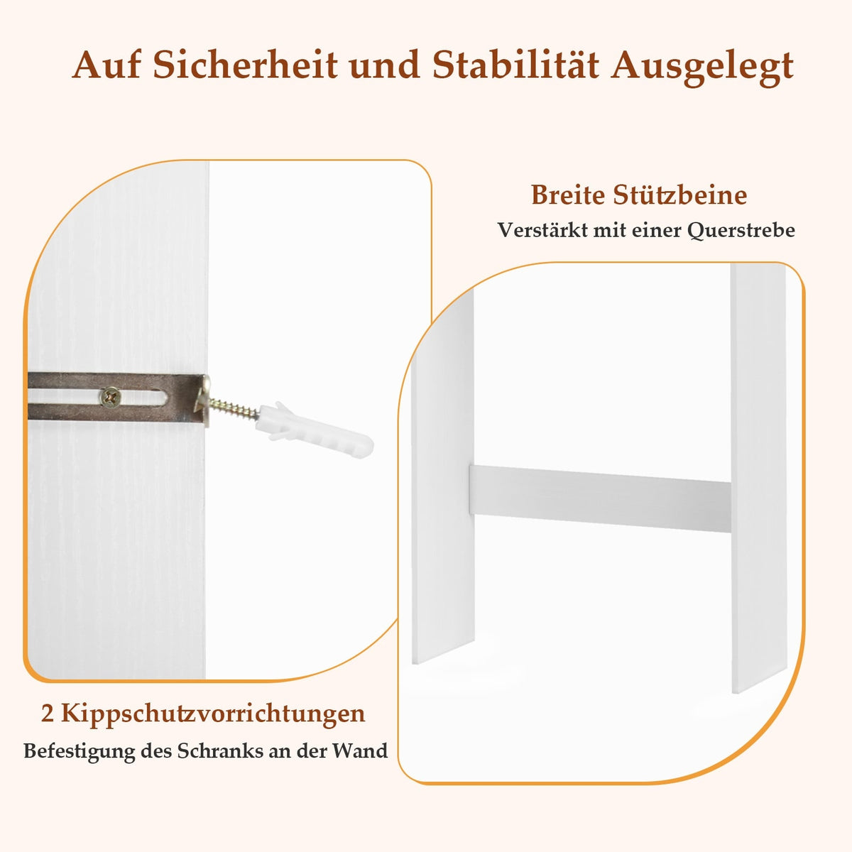 Over-Toilet Storage Cabinet, Adjustable Shelf, 168 cm