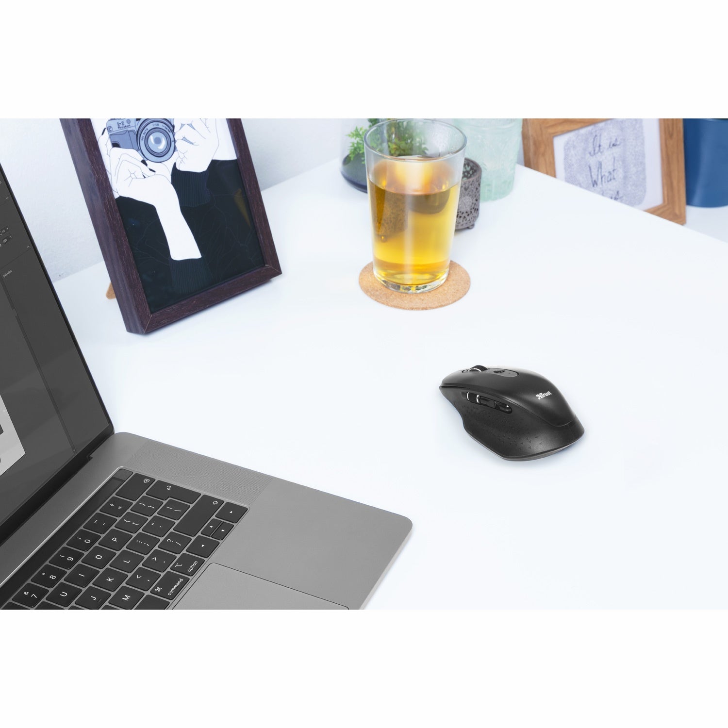 Ozaa Wireless mouse rechargeable Black