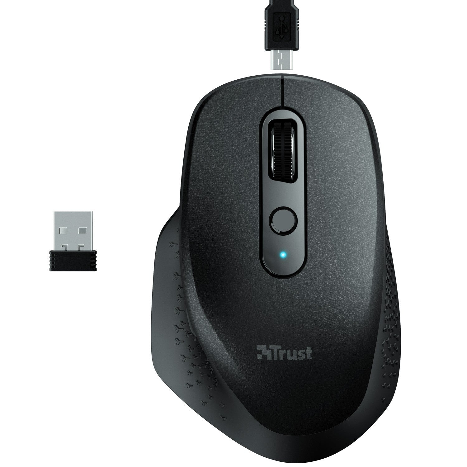 Ozaa Wireless mouse rechargeable Black