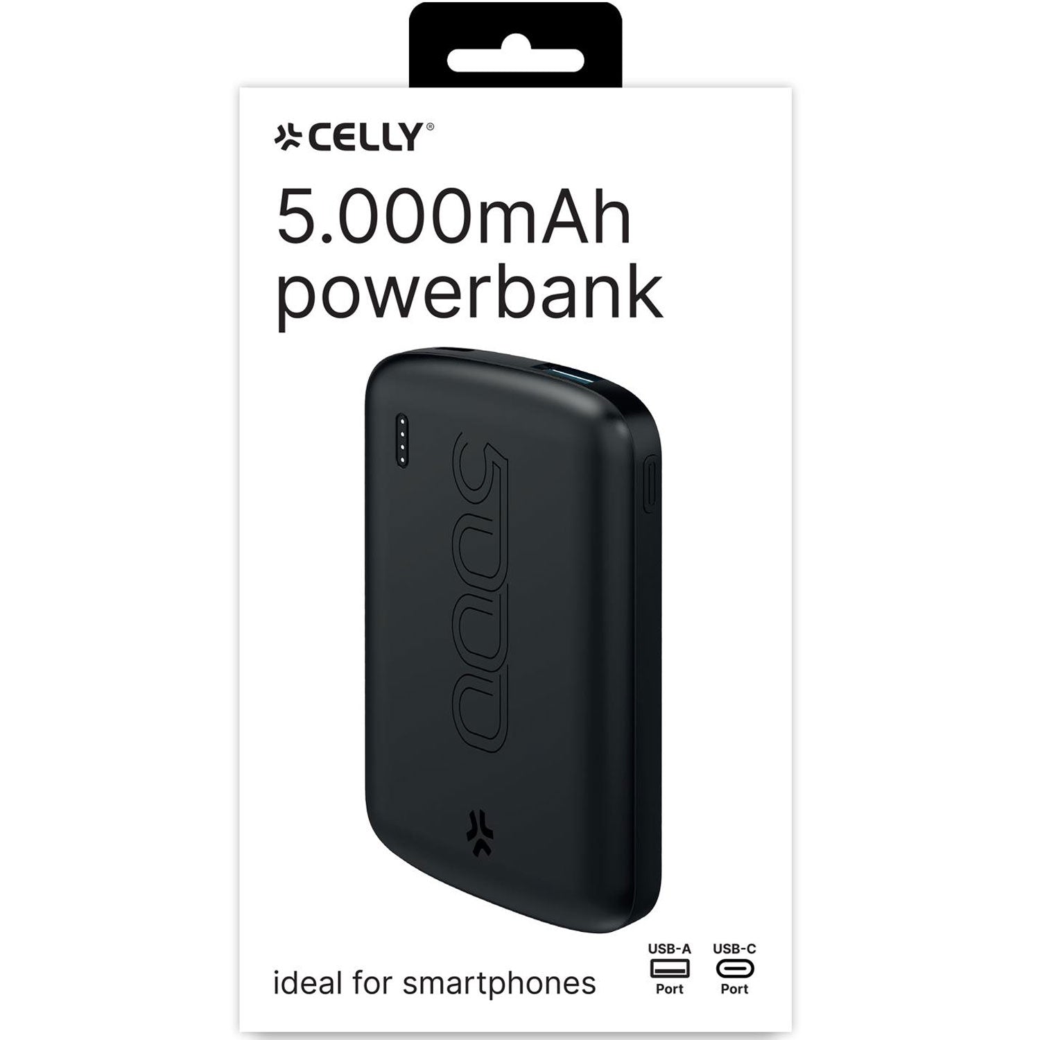 PBE5000EVO PowerBank 10.5W 5000 mAh Black