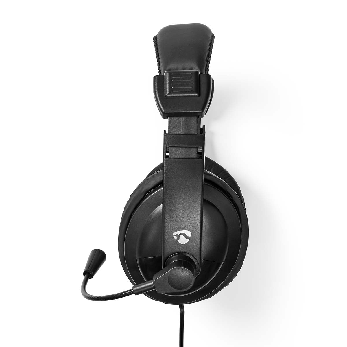 PC Headset | Over-Ear | Stereo | 1x 3.5 mm / 2x 3.5 mm | Fold-Away Microphone | Black