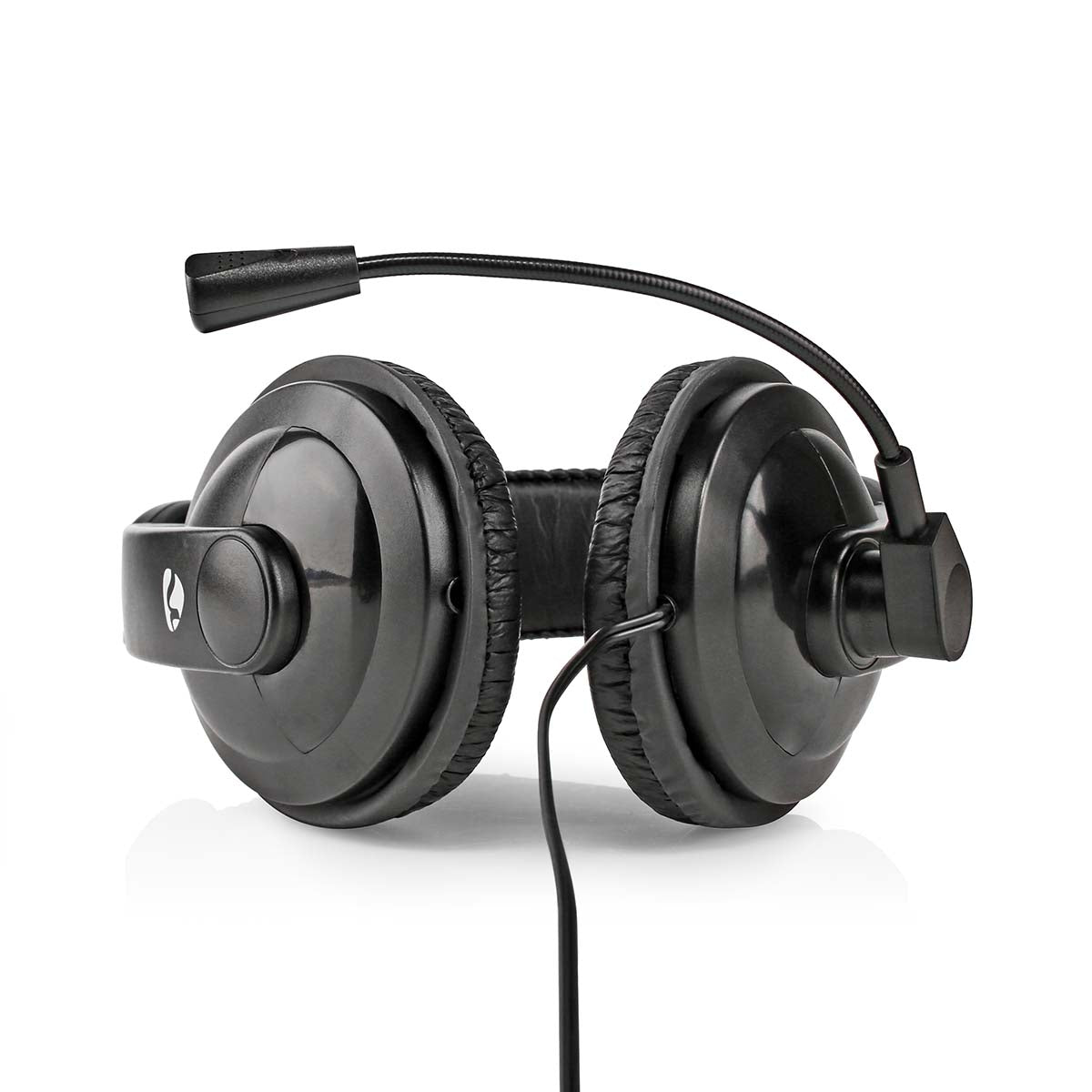 PC Headset | Over-Ear | Stereo | 1x 3.5 mm / 2x 3.5 mm | Fold-Away Microphone | Black
