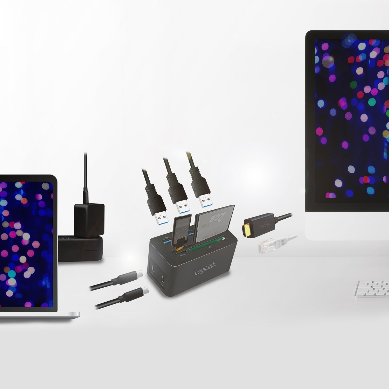 PC/Mac mini dock HDMI, USB-C, USB