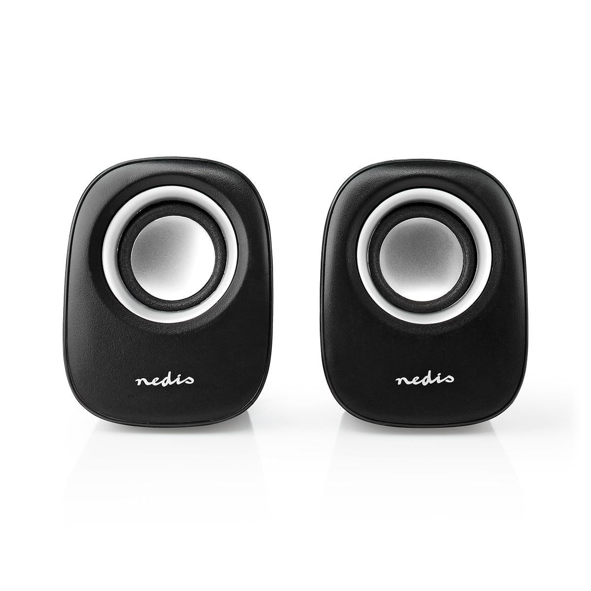 PC Speakers | 2.0 | 12 W| 3.5 mm Male | USB Power | Volume control