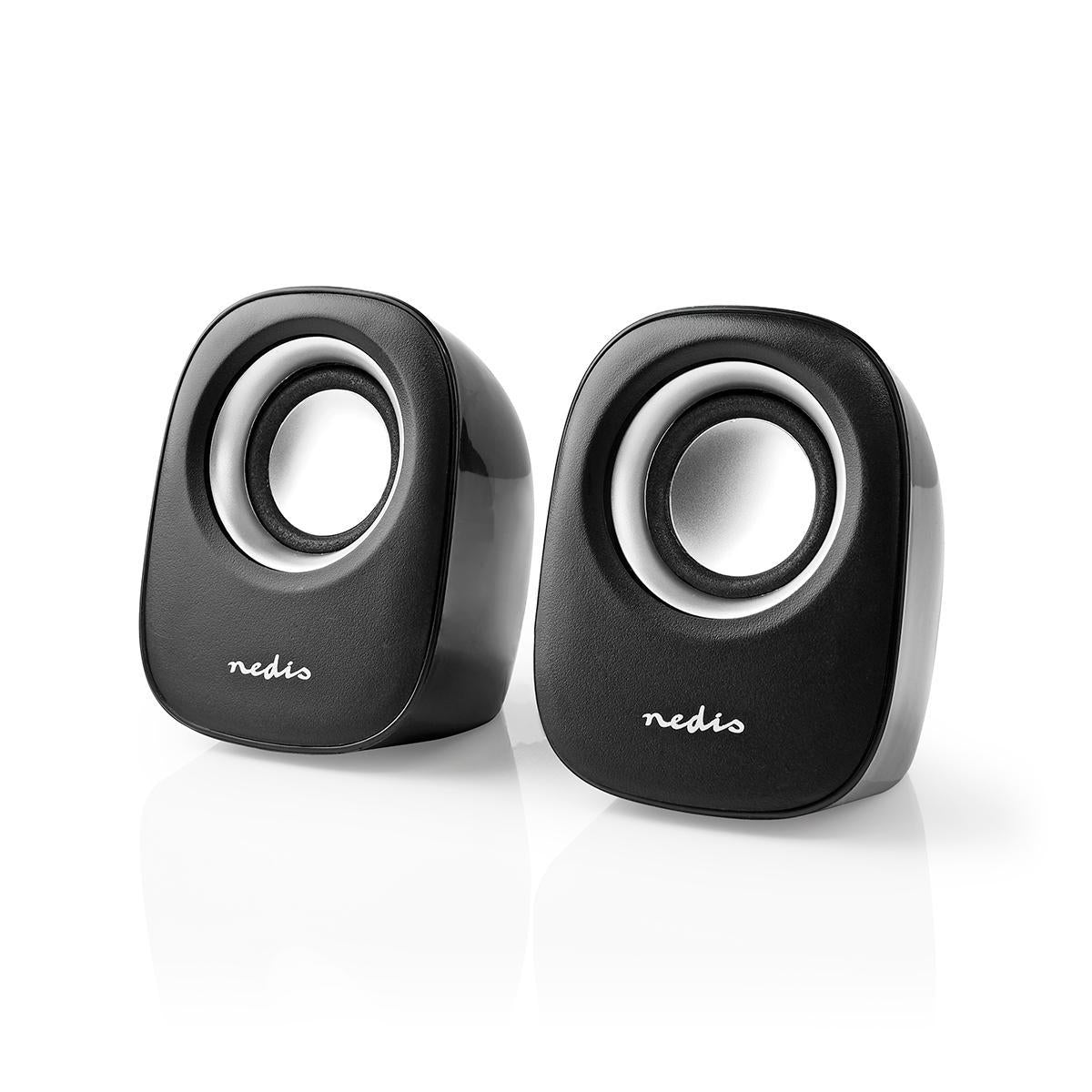 PC Speakers | 2.0 | 12 W| 3.5 mm Male | USB Power | Volume control