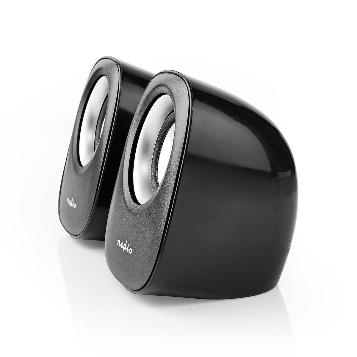 PC Speakers | 2.0 | 12 W| 3.5 mm Male | USB Power | Volume control