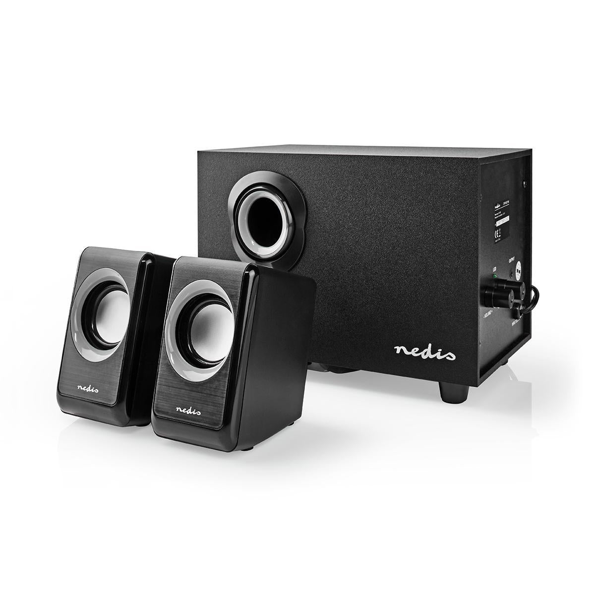 PC Speakers | 2.1 | 33 W| 3.5 mm Male | USB Power | Volume control