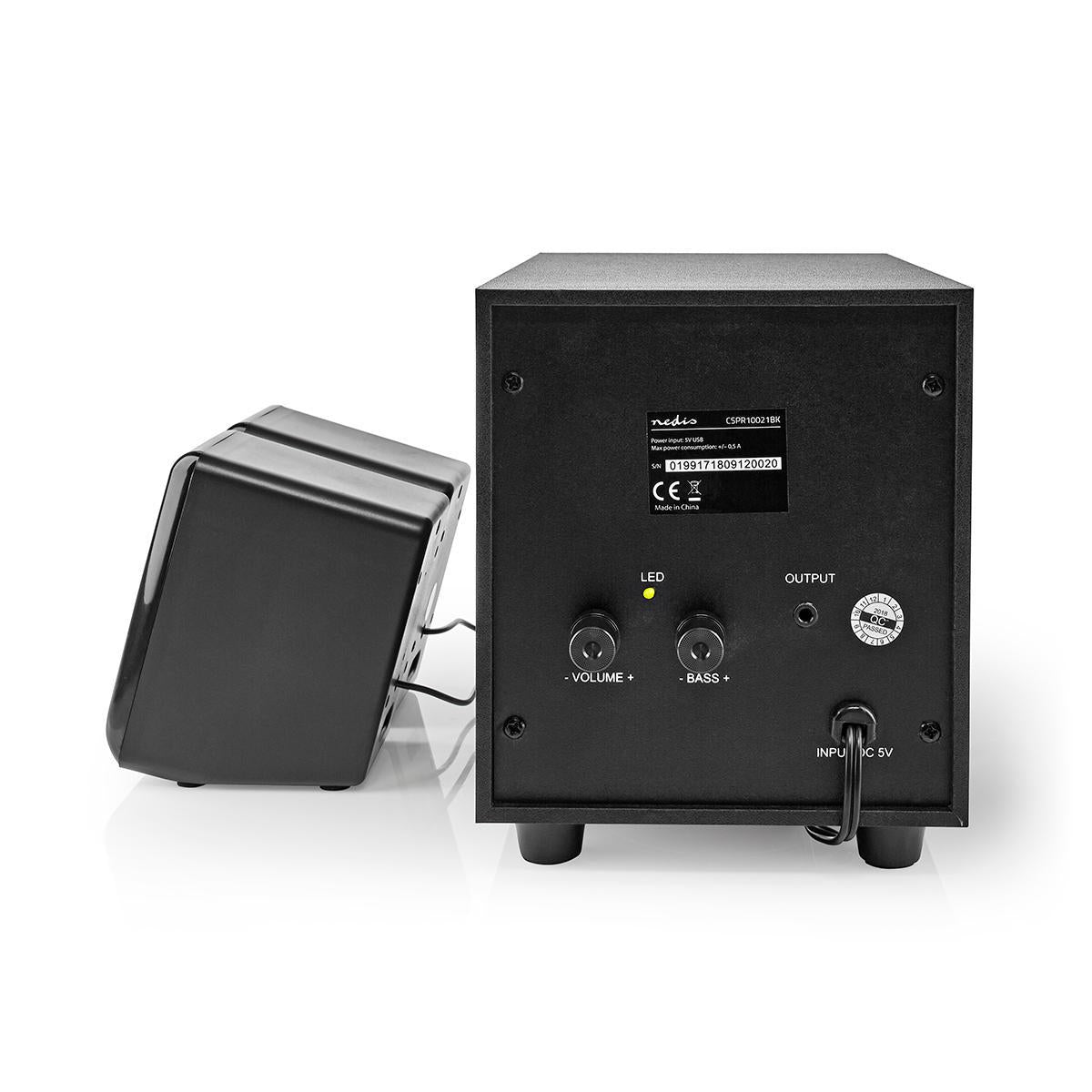PC Speakers | 2.1 | 33 W| 3.5 mm Male | USB Power | Volume control