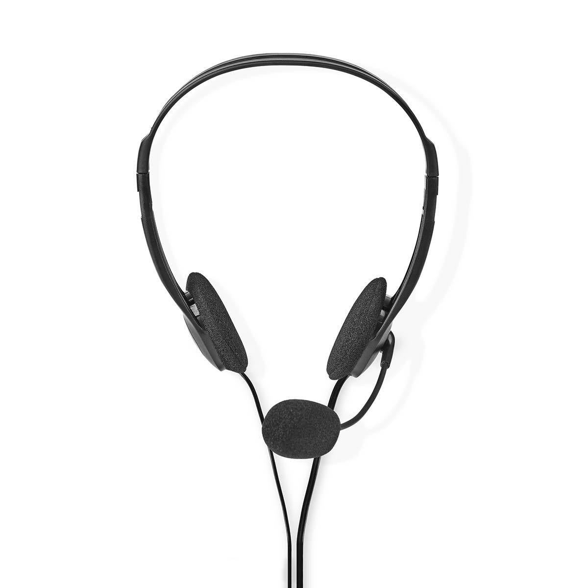 PC headset | On-Ear | Stereo | 2x 3.5mm | Foldable Microphone | Black