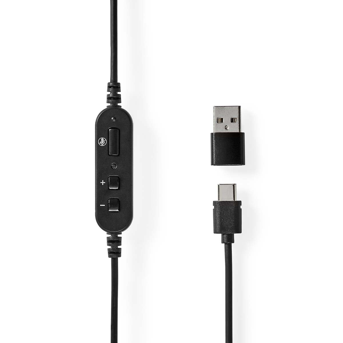 PC headset | On-Ear | Stereo | USB Type-A / USB Type-C™ | Foldable Microphone | Black