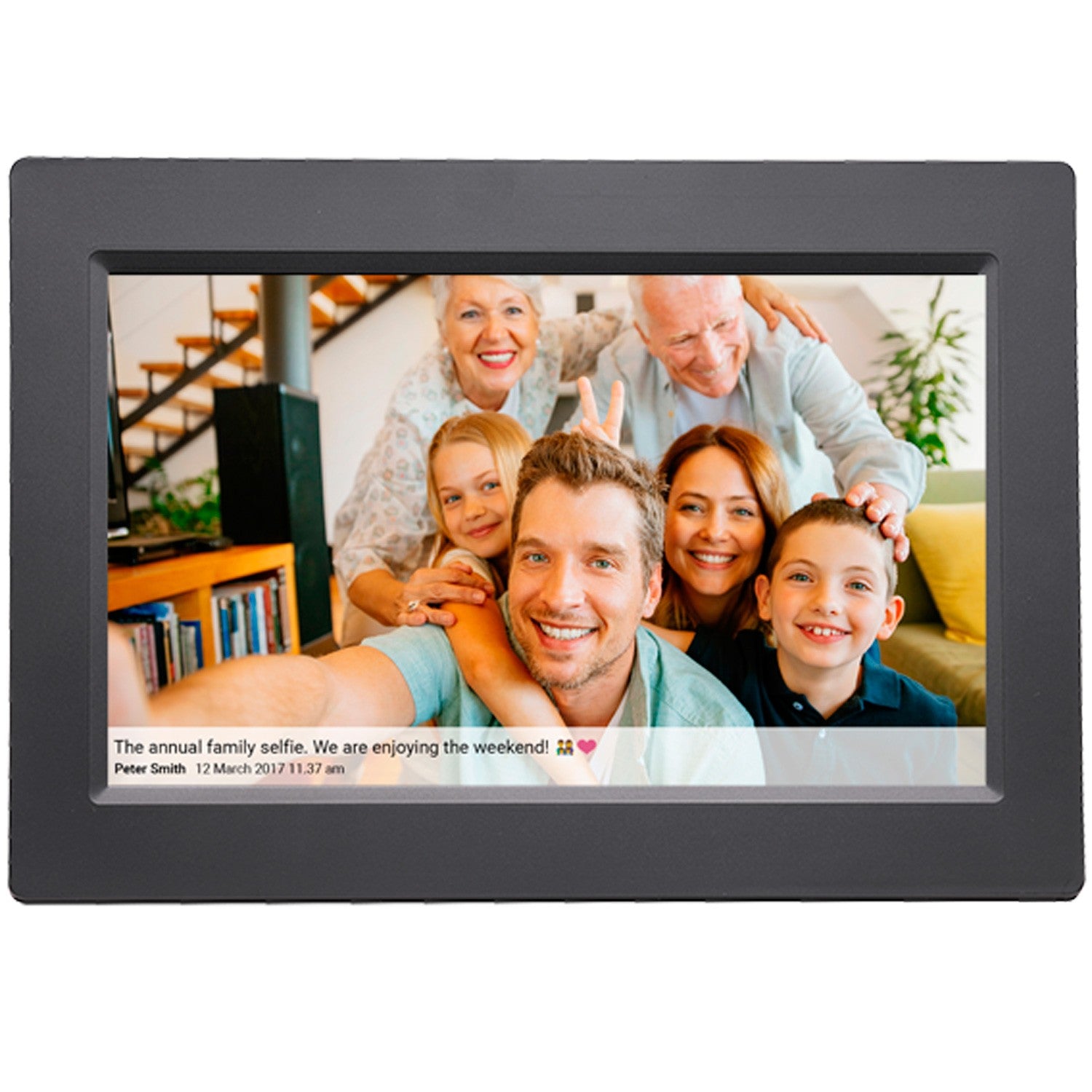 PFF-1015B 10.1" Smart photo frame with FRAMEO software Black