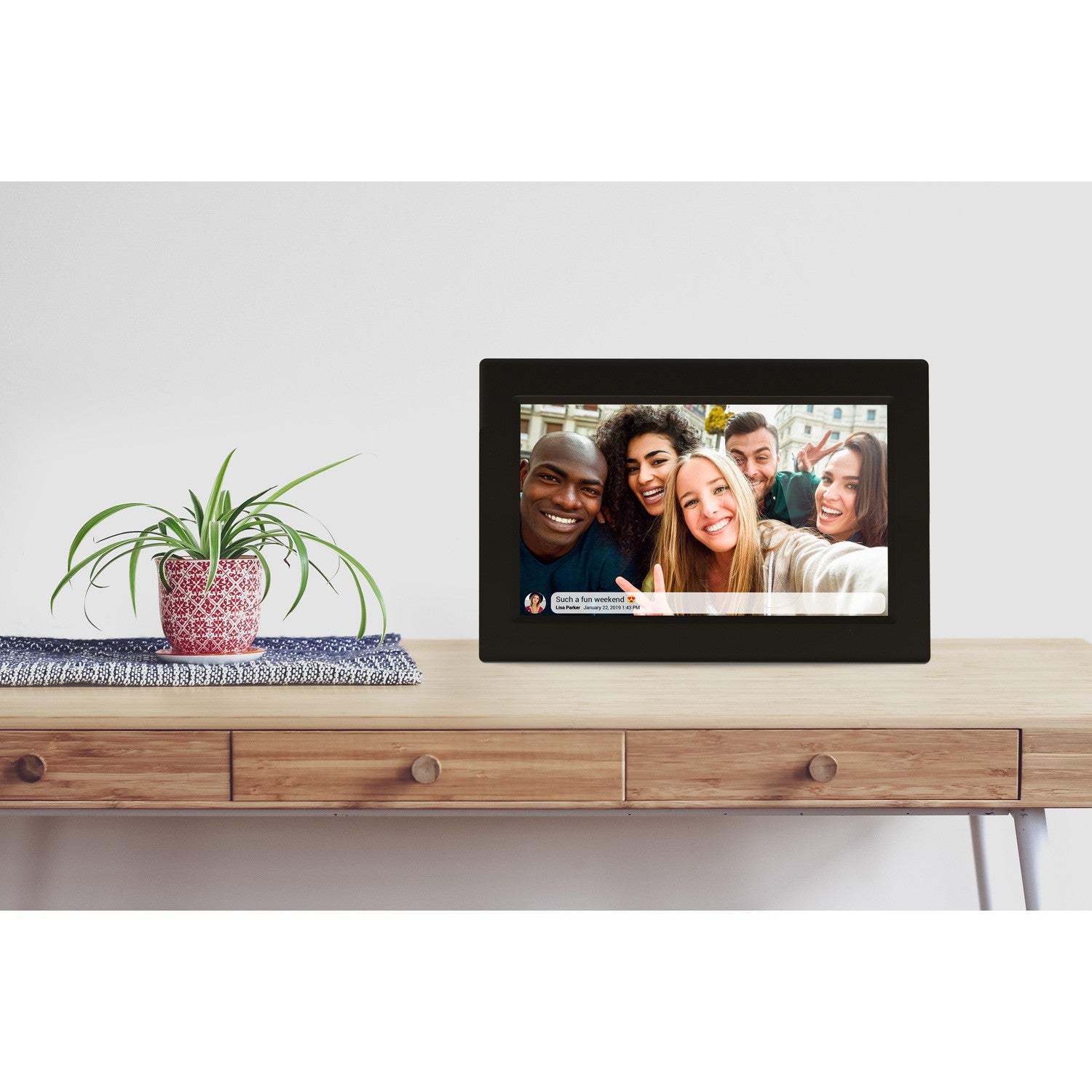 PFF-1015B 10.1" Smart photo frame with FRAMEO software Black