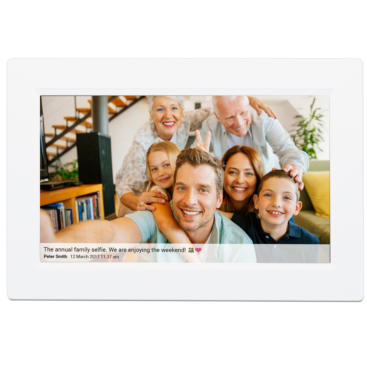 PFF-1015W 10.1" Smart photo frame with FRAMEO software White