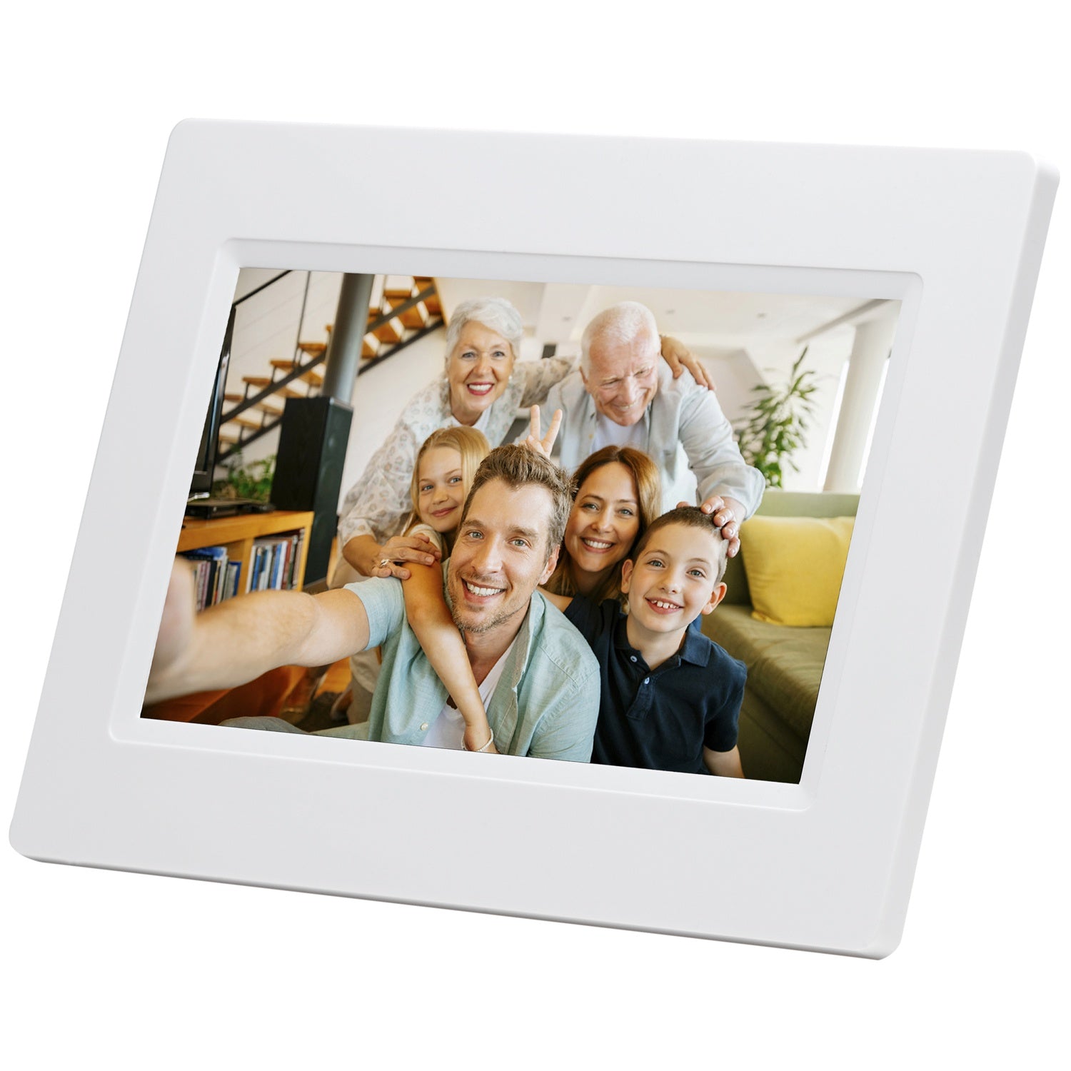 PFF-710WHITE Frameo Digital Photo Frame White 7"