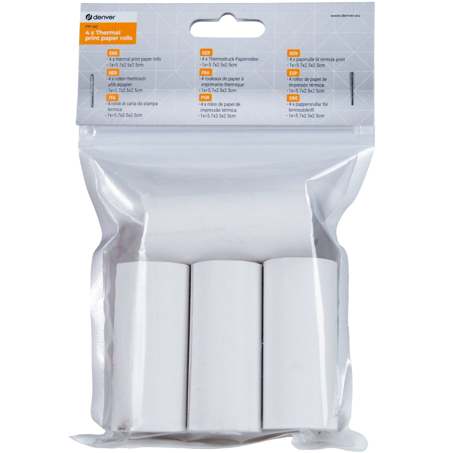 PP-40 Extra paper rolls for Denver KPC-1370 and MBP-32B