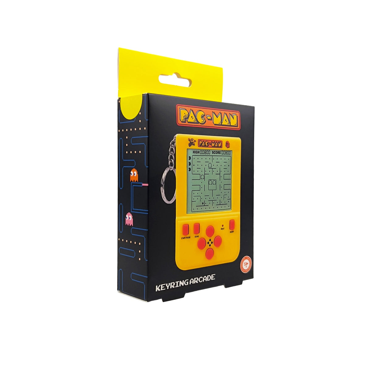 Pac-Man Arcade Keyring with Authentic Sounds
