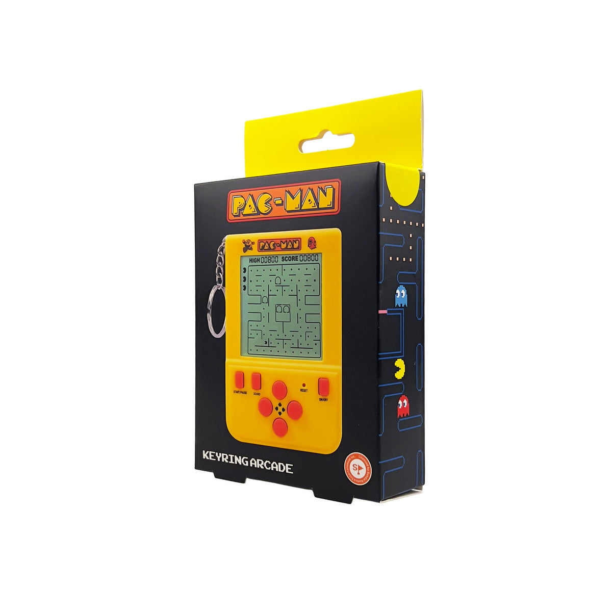 Pac-Man Arcade Keyring with Authentic Sounds