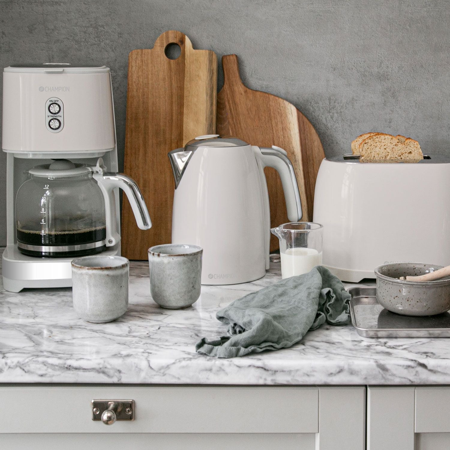 Package Breakfast series Creme White Series