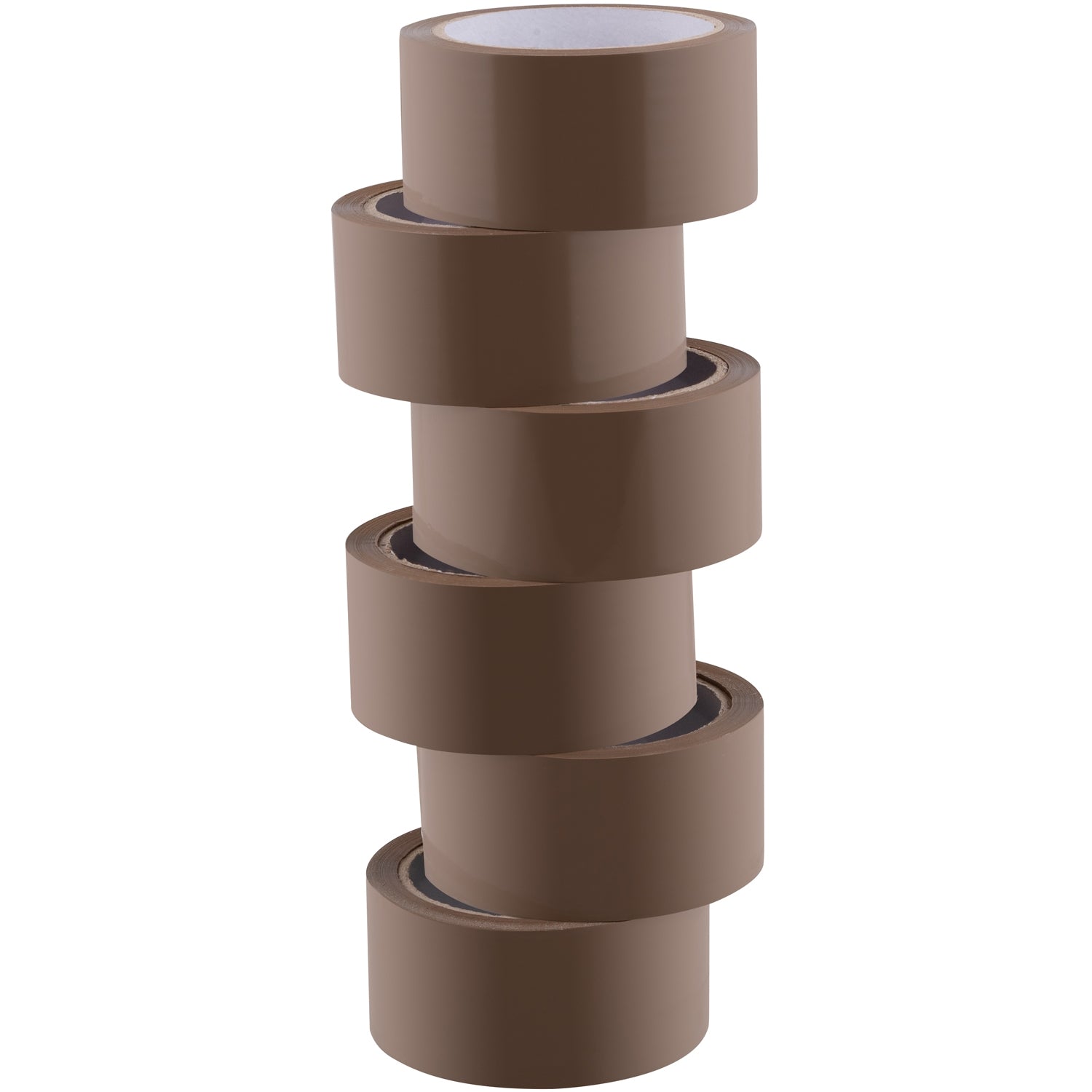 Packing tape Silent 48 mm x 66 m Brown 6-pack