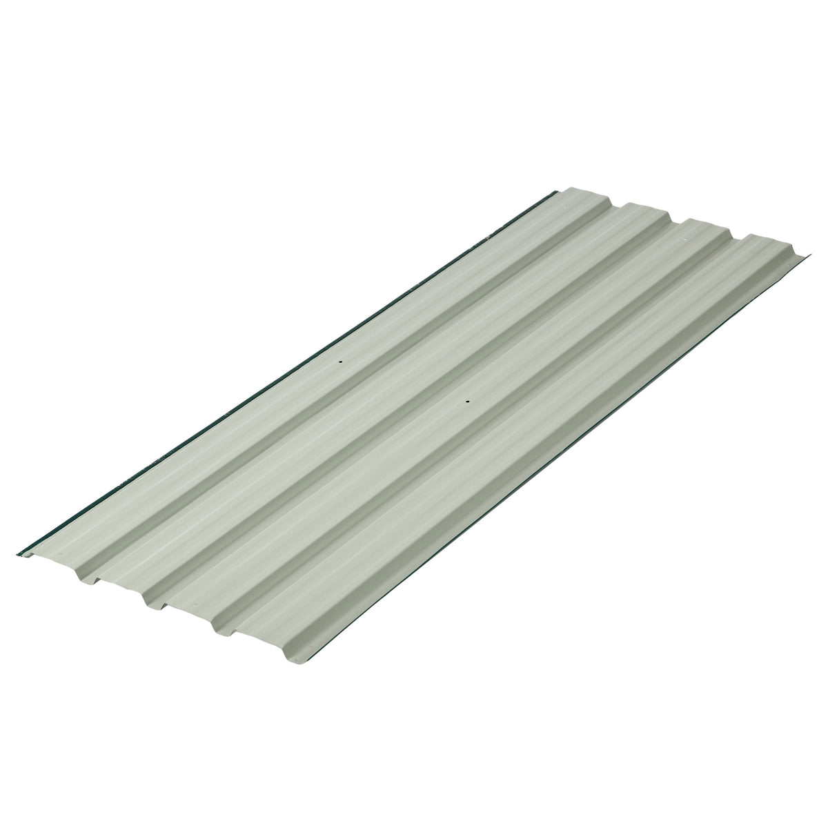 Pack of 12 trapezoidal sheet metal 129 x 45 cm 7 m² galvanized roof sheet 0.25 mm weatherproof profile sheet galvanized steel roof panels roof panels sheet steel corrugated sheet metal panels for roof tool shed carport green |