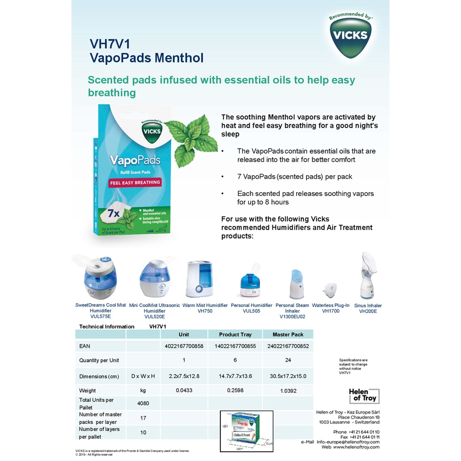 Pad Menthol VH7V1