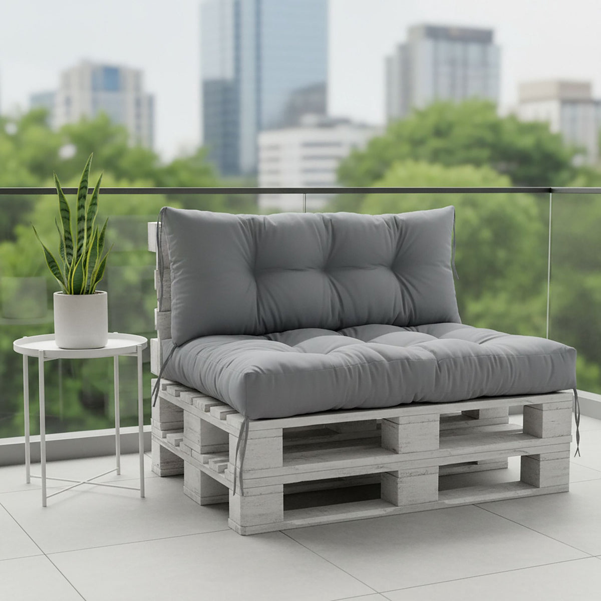 Pallet Cushion Set – Seat & Back, Outdoor Use