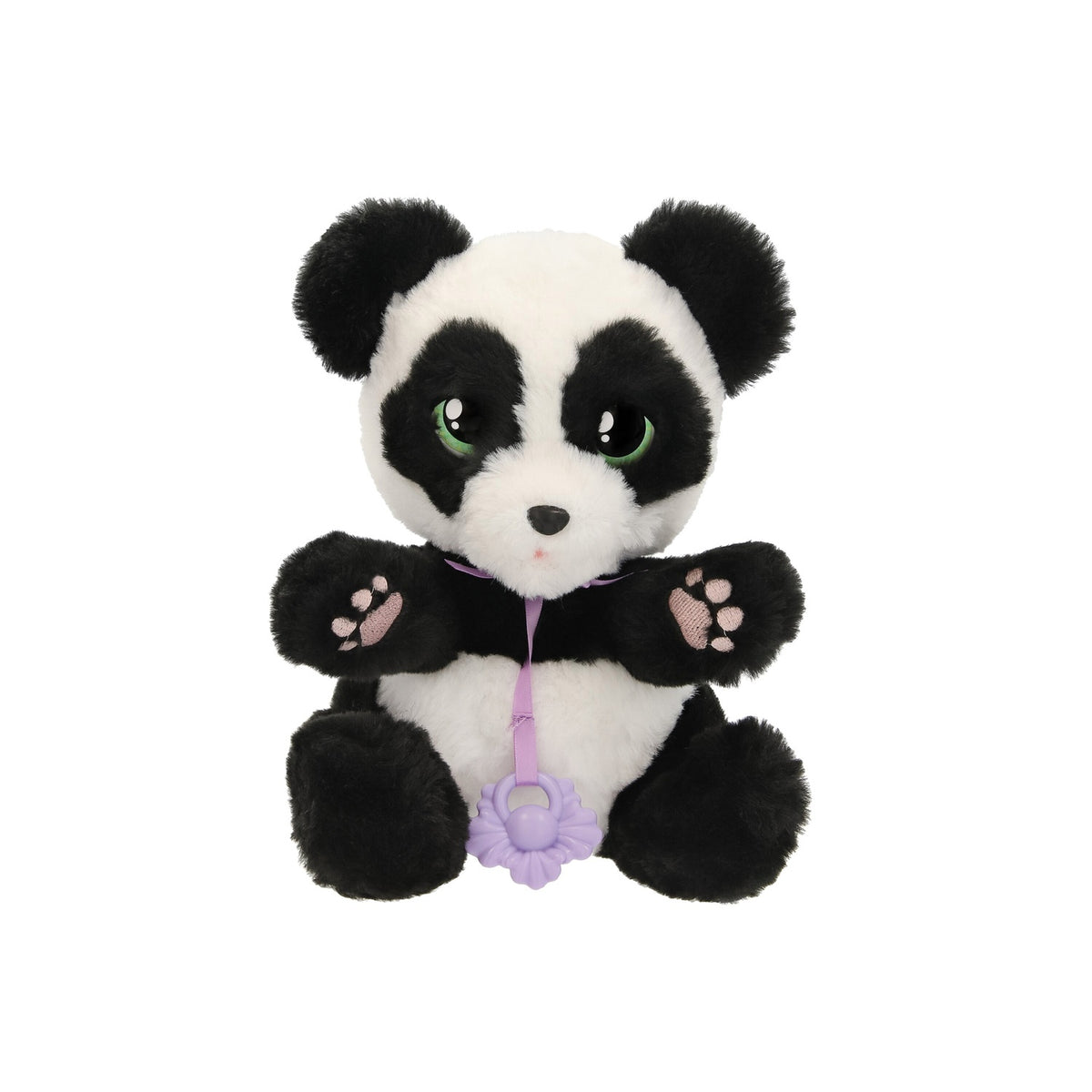 Panda Plush Toy with Blanket, Sound Functions, 24 cm