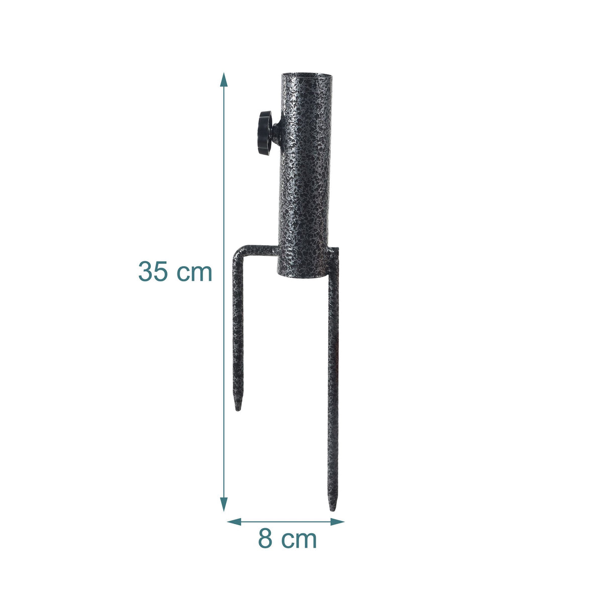 Parasol Ground Spike, Steel, Adjustable 25–32 mm