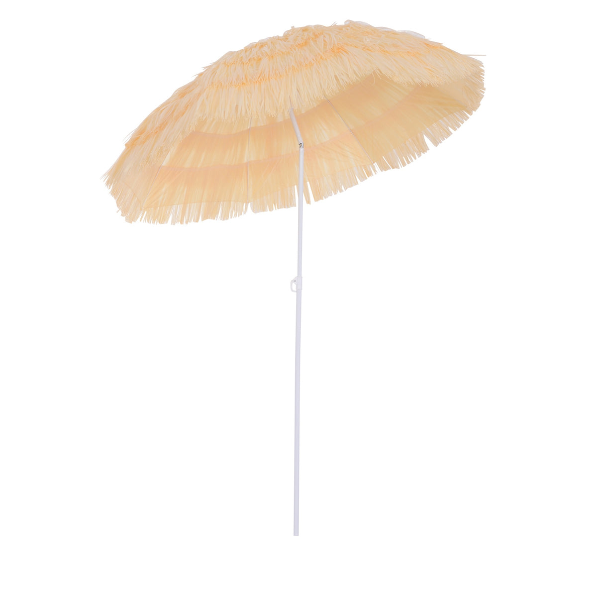Parasol Hawaiian Umbrella Beach Umbrella Party Umbrella Garden Umbrella In Various Colors 4 Models (Hawaiian Umbrella/Ø160Cm/Beige)